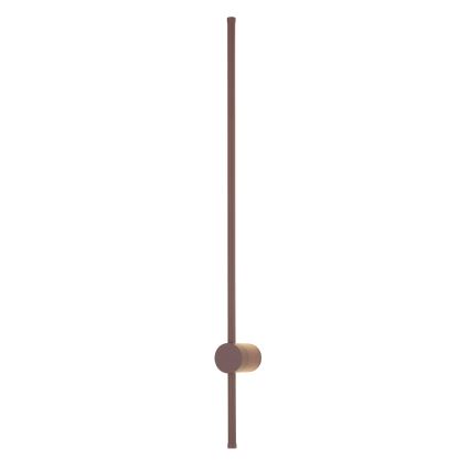 Brilagi - Aplică de perete LED pentru exterior AURA, 20 W, 230 V, 3000 K, IP54, 97 cm, maro, CRI 90