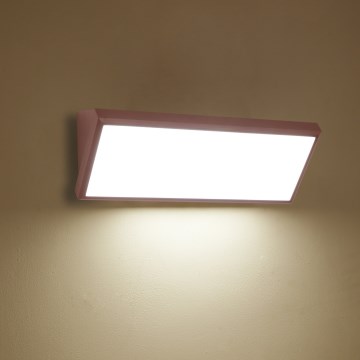 Brilagi - Aplică de exterior LED cu senzor TRIANGLE LED/42W/230V maro IP65