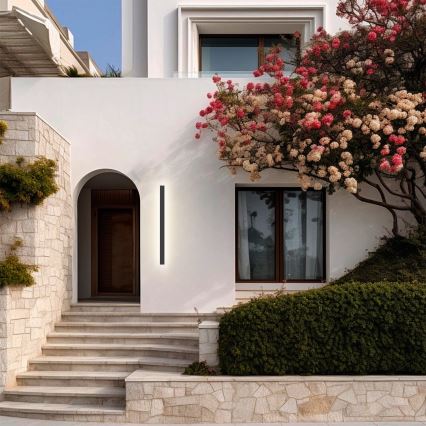 Aplica de perete LED pentru exterior Brilagi LINEAR LED/22W/230V 4000K IP65 100 cm antracit CRI 90