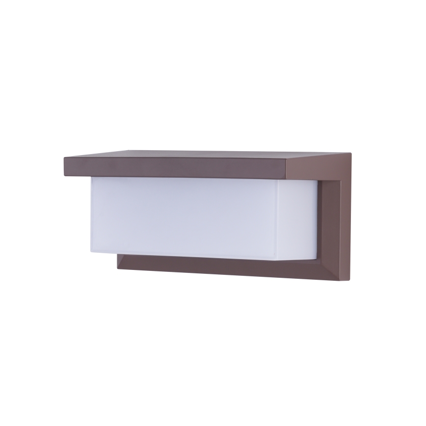 Brilagi - BRICKY Aplica de perete LED RGBW reglabilă pentru exterior, 1 x E27 / 15 W / 230 V, 2700-6500 K, IP54, maro