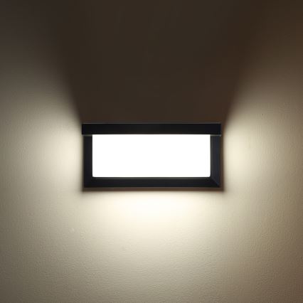 Brilagi - Aplica LED RGBW reglabilă pentru exterior BRICKY 1xE27/9W/230V 2700-6500K IP54 negru