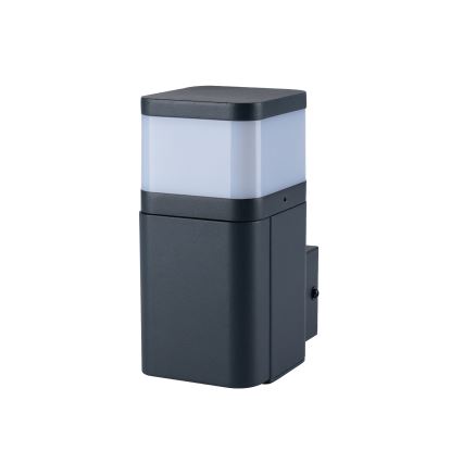 Brilagi - Aplică de exterior cu priză SCHUKO PILLAR 1xG9/11W/230V IP44 antracit