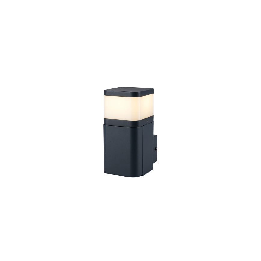 Brilagi - Aplică de exterior cu priză SCHUKO PILLAR 1xG9/11W/230V IP44 antracit