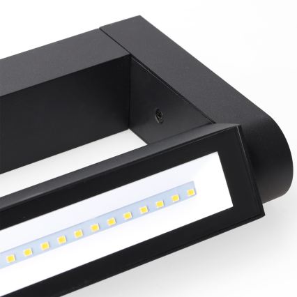 Brilagi - Aplică de exterior SALERNO LED, 12W, 230V, 35,5 cm, negru, IP65