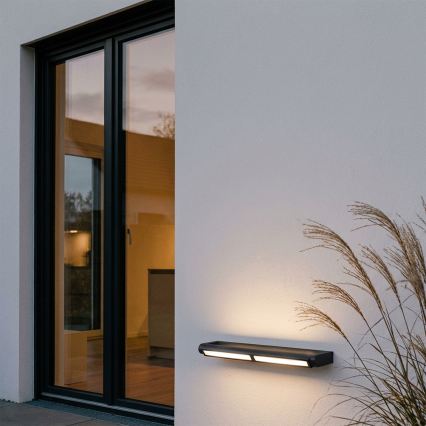 Brilagi - Aplică de exterior SALERNO LED, 24 W, 230 V, 66 cm, negru, IP65