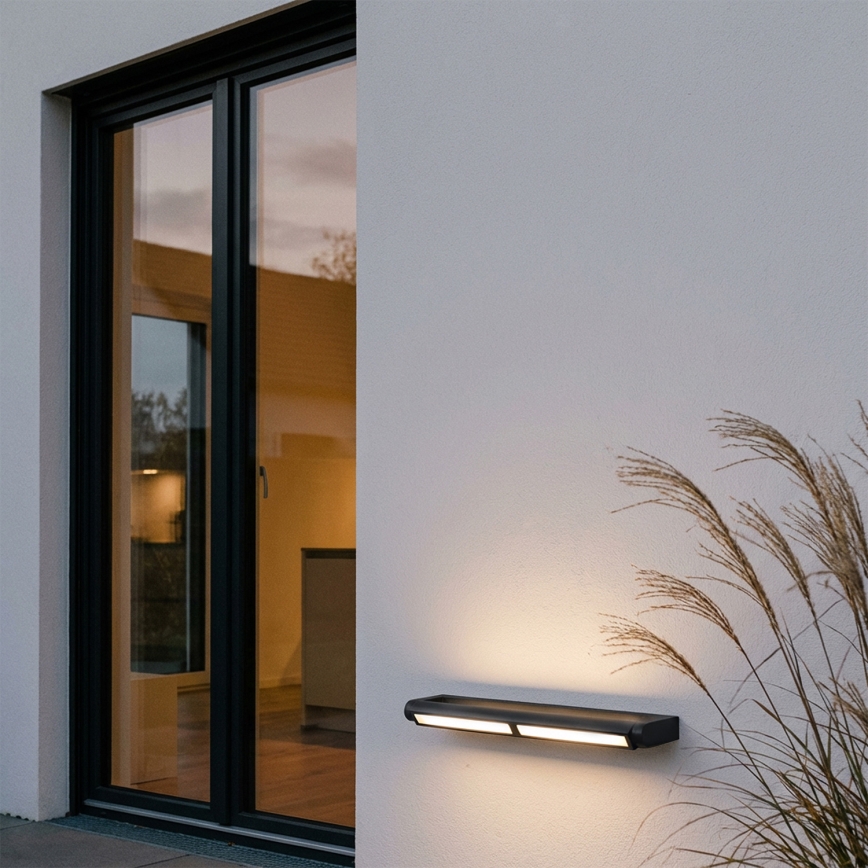 Brilagi - Aplică de exterior SALERNO LED, 24 W, 230 V, 66 cm, negru, IP65