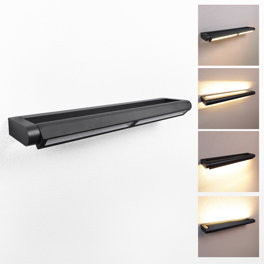 Brilagi - Aplică de exterior SALERNO LED, 24 W, 230 V, 66 cm, negru, IP65