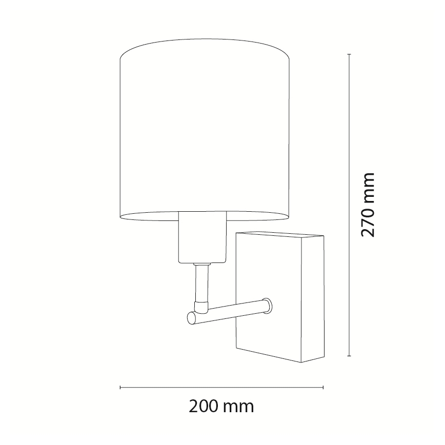 Brilagi - Lampă de perete pentru copii BOBO WOOD 1xE27/25W/230V stejar/negru/alb/verde/junglă