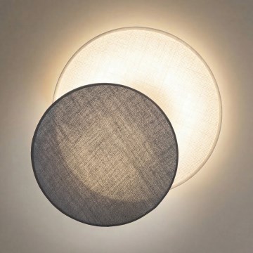 Brilagi - Aplica de perete CIRCLES 1xE27/60W/230V Ø 35 cm crem/gri