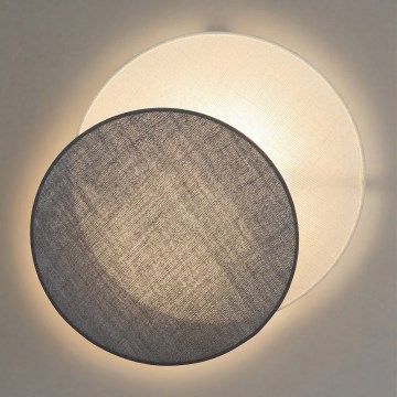 Brilagi - Aplica de perete CIRCLES, 1xE27/60W/230V, Ø 45 cm, crem/gri