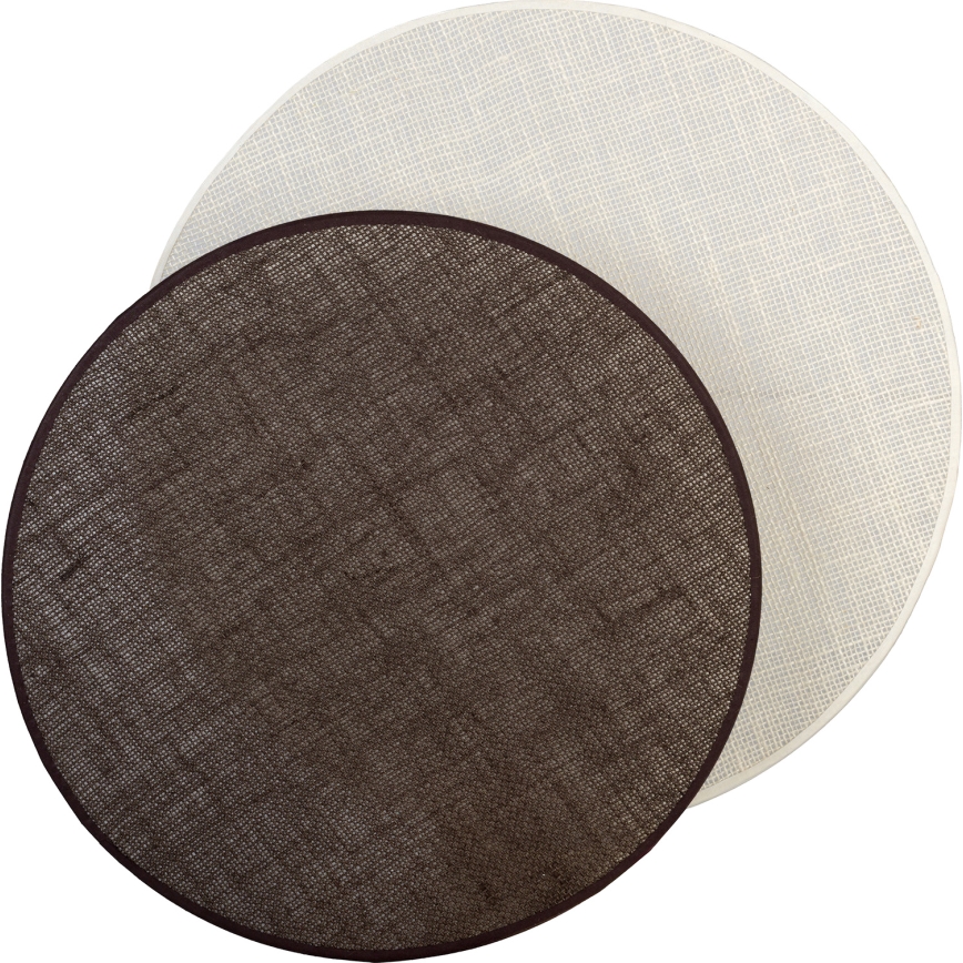 Brilagi - Aplica de perete CIRCLES 1xE27/60W/230V Ø 45 cm crem/maro