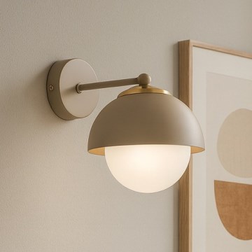 Brilagi - Aplica de perete COSMO 1xE27/60W/230V bej/auriu