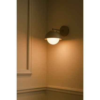 Brilagi - Aplica de perete COSMO 1xE27/60W/230V bej/auriu
