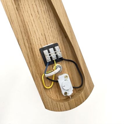 Brilagi - Aplica de perete COTTAGE 1xE14/40W/230V stejar