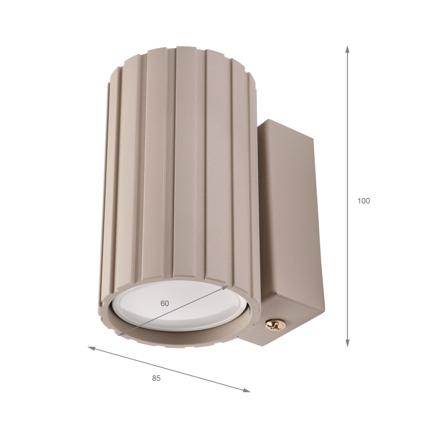 Brilagi - Aplica de perete CRISPINA 1xGU10/10W/230V 10 cm bej