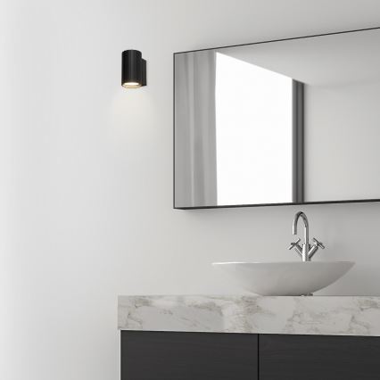 Brilagi - Aplică de perete CRISPINA 1xGU10/10W/230V 10 cm neagră