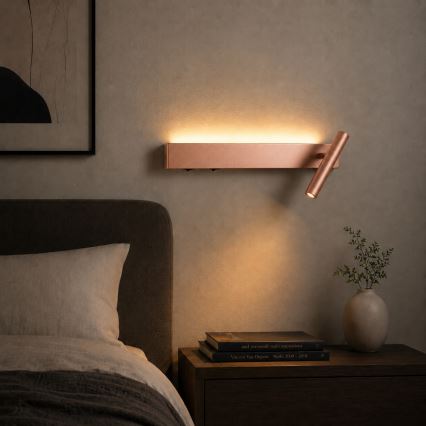 BRILAGI - Aplica de perete tip spot LED ARLIX LED/3W/230V + LED/7W, bronz, CRI 90