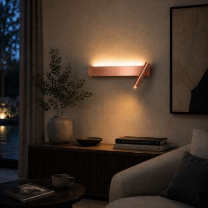 BRILAGI - Aplica de perete tip spot LED ARLIX LED/3W/230V + LED/7W, bronz, CRI 90