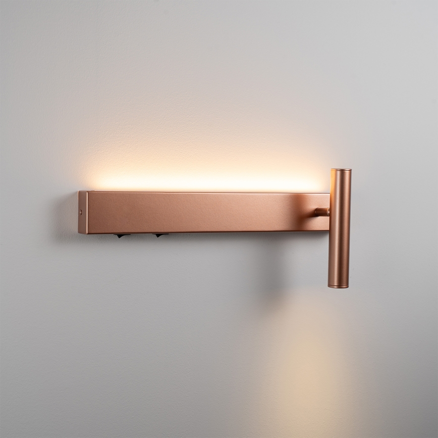 BRILAGI - Aplica de perete tip spot LED ARLIX LED/3W/230V + LED/7W, bronz, CRI 90