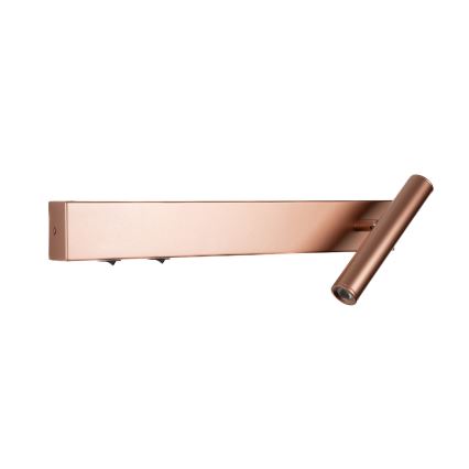 BRILAGI - Aplica de perete tip spot LED ARLIX LED/3W/230V + LED/7W, bronz, CRI 90