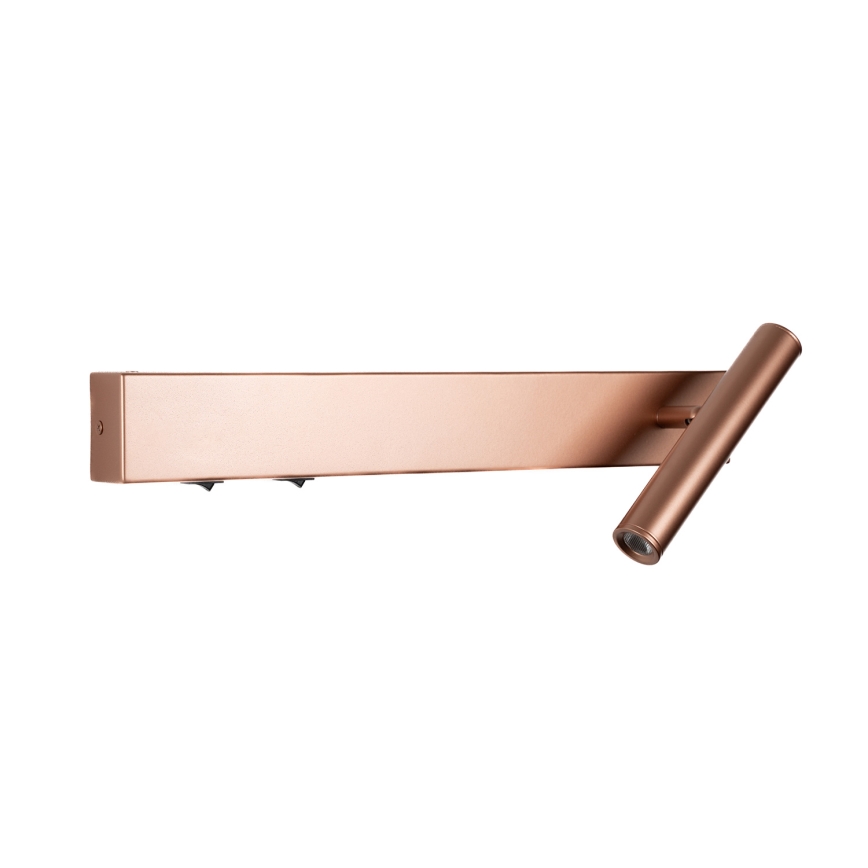 BRILAGI - Aplica de perete tip spot LED ARLIX LED/3W/230V + LED/7W, bronz, CRI 90