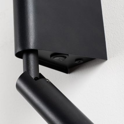 BRILAGI - Aplica de perete cu spot LED VIXON, LED/3W/230V + LED/5W, negru, CRI 90