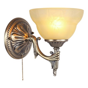Brilagi - Aplică de perete DAHLIA 1xE27/40W/230V alamă