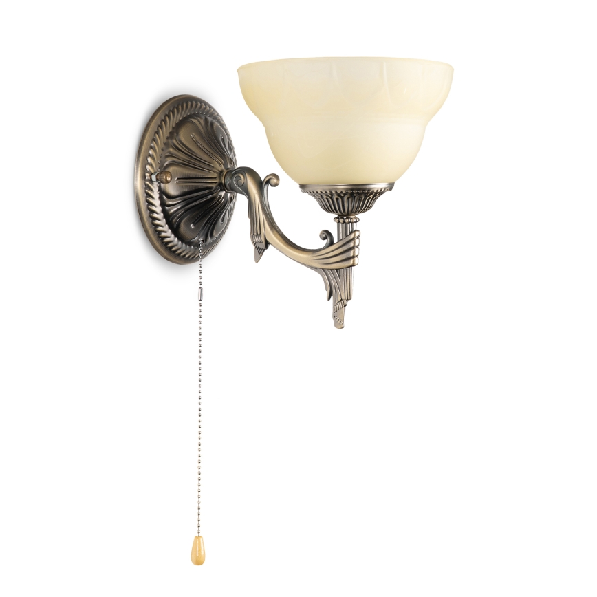 BRILAGI - Aplică de perete DAHLIA 1xE27/40W/230V alamă