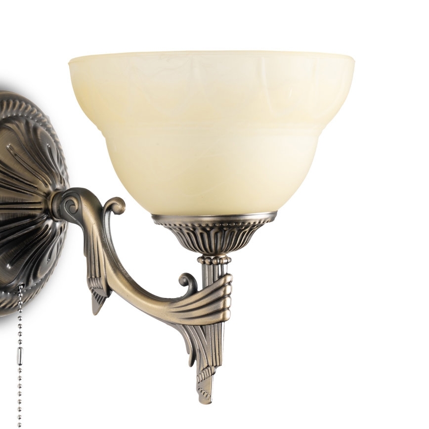 BRILAGI - Aplică de perete DAHLIA 1xE27/40W/230V alamă
