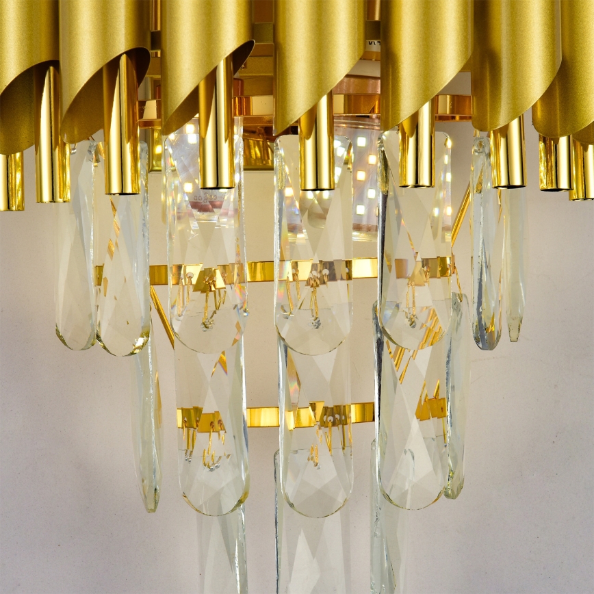 Brilagi - Aplică de perete ECLIPSE 2xE14/10W/230V aurie