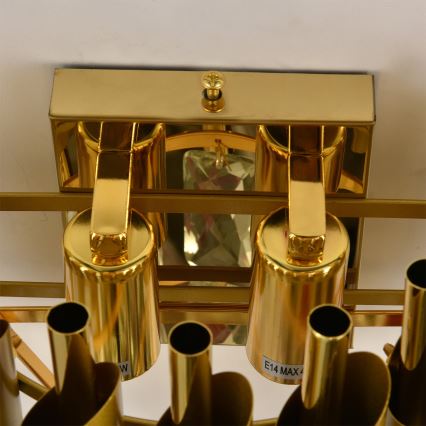 Brilagi - Aplică de perete ECLIPSE 2xE14/10W/230V aurie