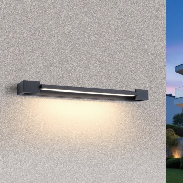 Brilagi - Aplica de perete exterior LED AQUA LINE, 18W, 230V, 60 cm, IP44, antracit, CRI 90