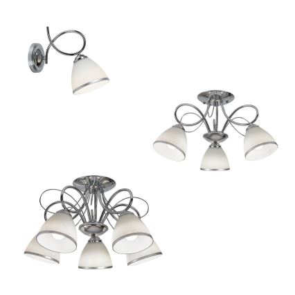 Brilagi - Aplică de perete FRED 1xE27/60W/230V crom lucios