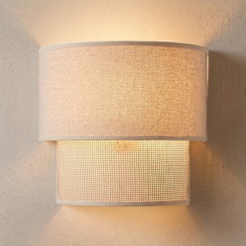 Brilagi - Aplică de perete LED BOHO ECO 1xE27/10W/230V crem