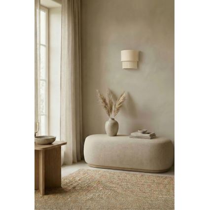 Brilagi - Aplică de perete LED BOHO ECO 1xE27/10W/230V crem