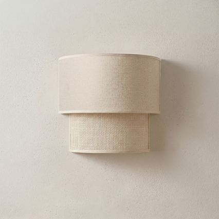 Brilagi - Aplică de perete LED BOHO ECO 1xE27/10W/230V crem