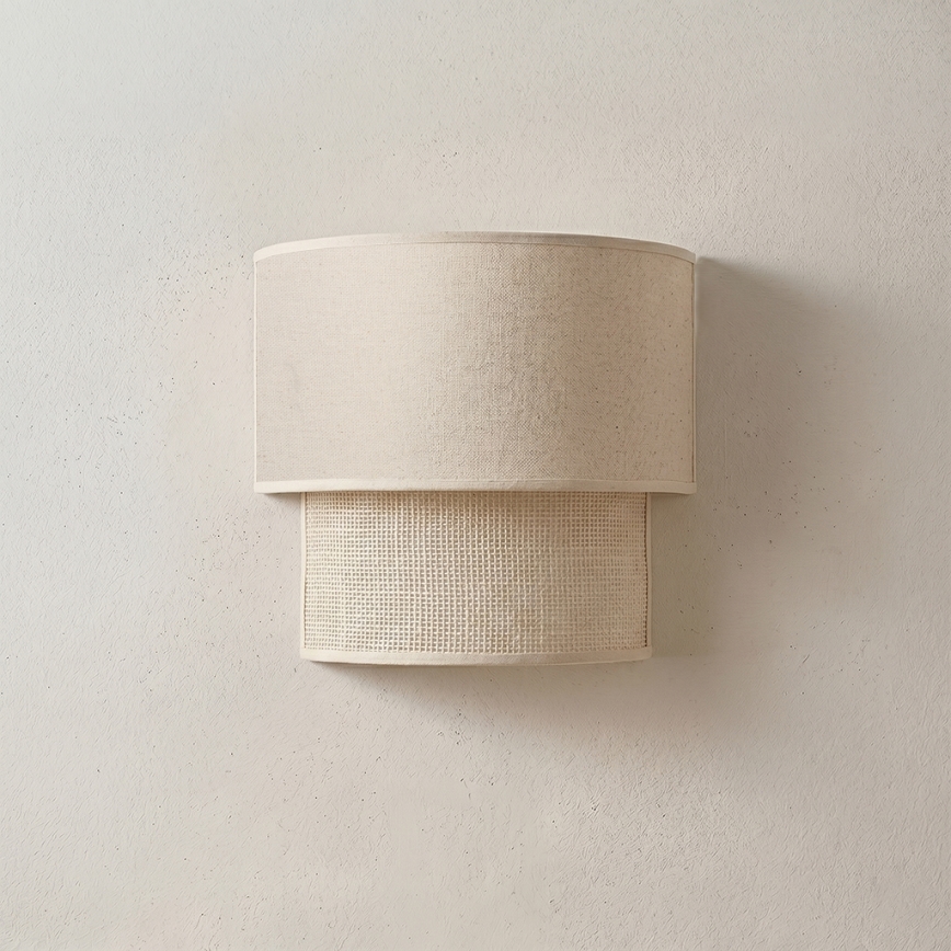 Brilagi - Aplică de perete LED BOHO ECO 1xE27/10W/230V crem