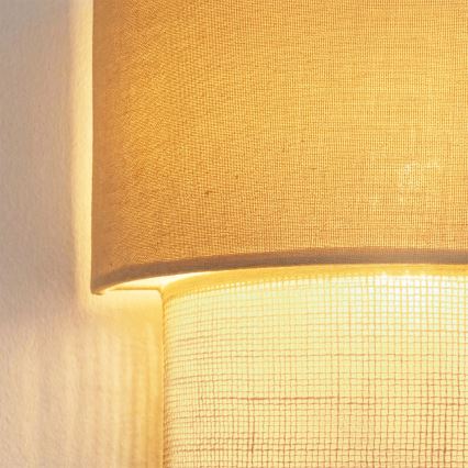 Brilagi - Aplică de perete LED BOHO ECO 1xE27/10W/230V crem