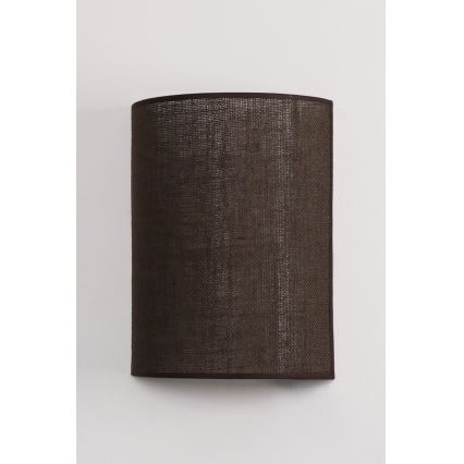 Brilagi - Aplică de perete LED BOHO STYLE 1xE27/15W/230V maro