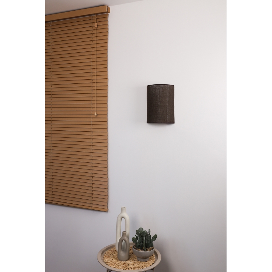 Brilagi - Aplică de perete LED BOHO STYLE 1xE27/15W/230V maro