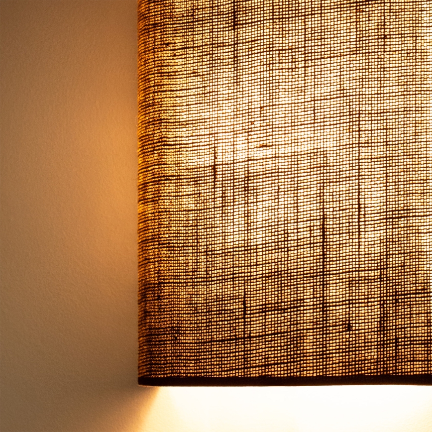 Brilagi - Aplică de perete LED BOHO STYLE 1xE27/15W/230V maro