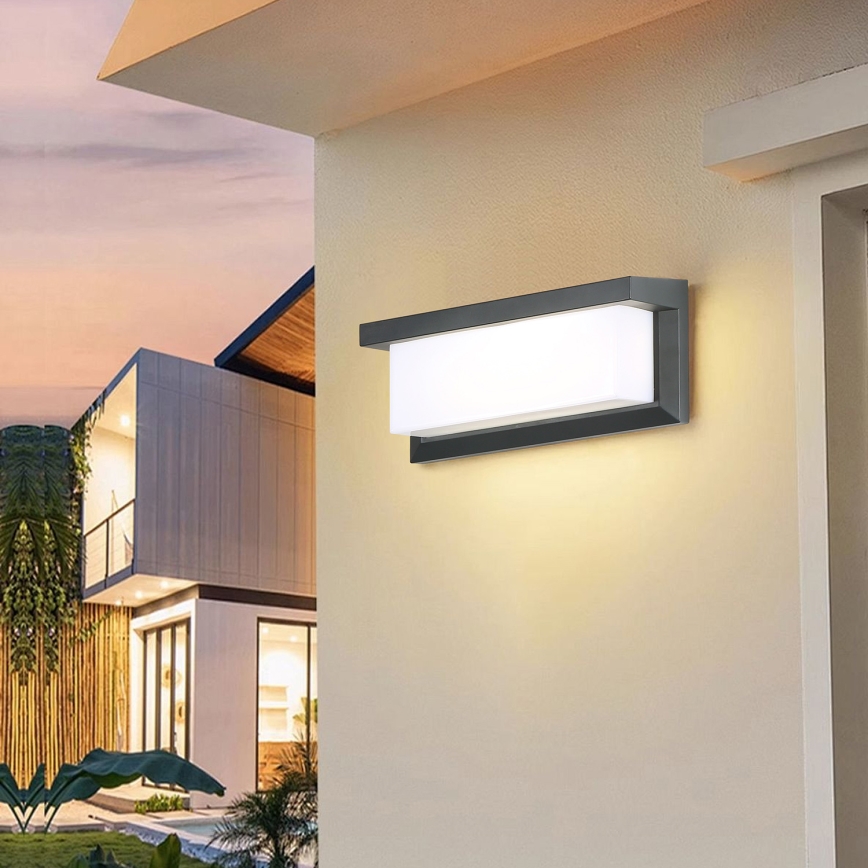 Brilagi - Aplică LED reglabilă de perete pentru exterior BRICKY 1xE27/6W/230V 2700-6500K IP54 antracit