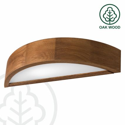 Brilagi - Aplică de perete LED CARVALHO 1xE27/15W/230V stejar/cireș