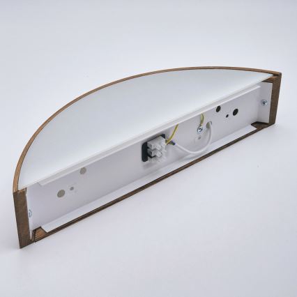 Brilagi - Aplică de perete LED CARVALHO 1xE27/15W/230V stejar/cireș