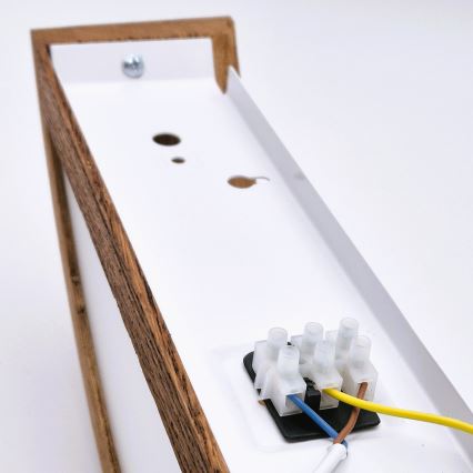 Brilagi - Aplică de perete LED CARVALHO 1xE27/15W/230V stejar/cireș