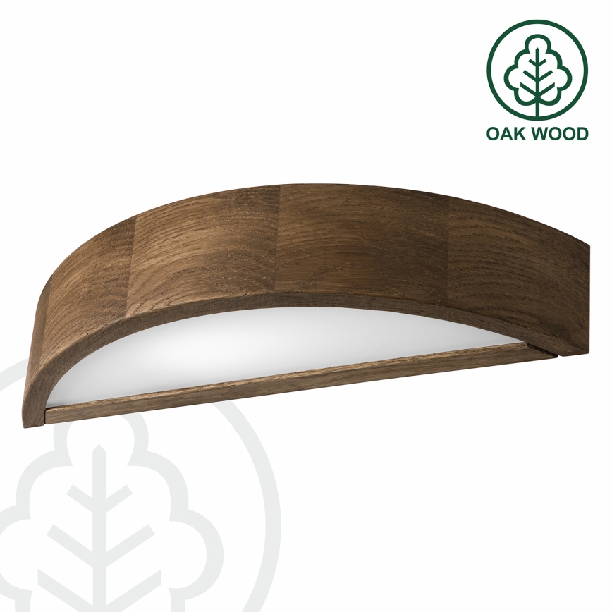 Brilagi - Aplica de perete LED CARVALHO 1xE27/15W/230V stejar-nuc