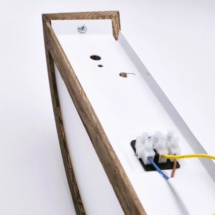 Brilagi - Aplica de perete LED CARVALHO 1xE27/15W/230V stejar-nuc