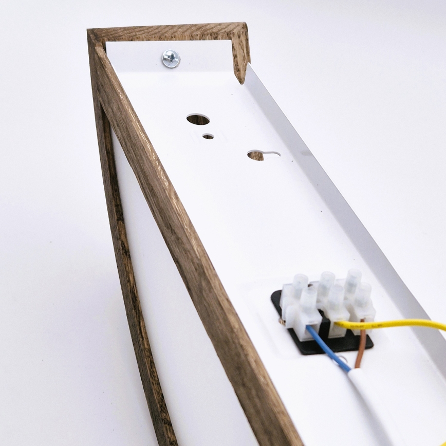 Brilagi - Aplica de perete LED CARVALHO 1xE27/15W/230V stejar-nuc