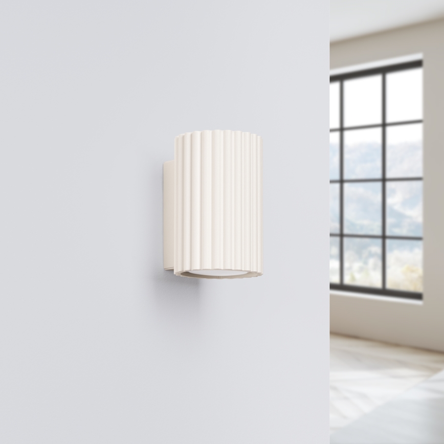 Brilagi - Aplică de perete LED CRESTO, 1xGU10/10W/230V, 10 cm, crem