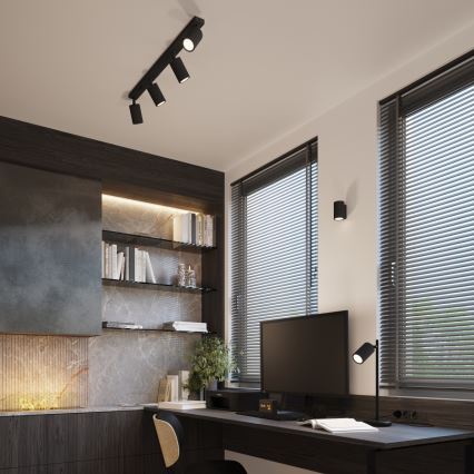 Brilagi - Aplică de perete LED CRESTO 1xGU10/10W/230V, 10 cm, negru